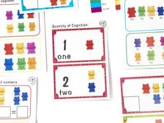 Aga Montessori hra - Spočítej medvídky - 44 dílů
