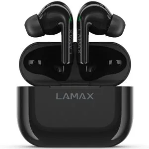  bezdrátová Bluetooth sluchátka lamax clips1 beatbass nezkreslený zvuk pohodlná konstrukce uzavřená hlasový asistent mikrofon pro handsfree dlouhá výdrž na nabití dotykové ovládání