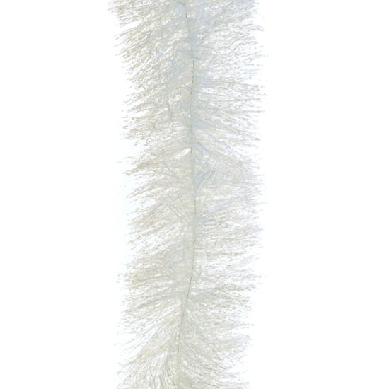 Dommio Vánoční řetěz bílý, dlouhý 2,7 m