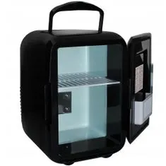 Northix Mini lednice 4 litry - černá 