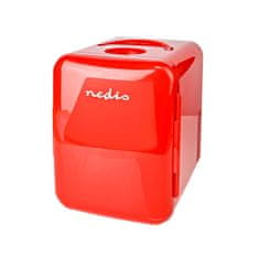Northix Mini lednička, přenosná - červená 