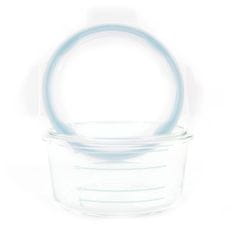 Skleněné misky s víčky B-Glass Bowls 280ml White/Grey/Blue