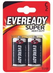 Eveready Super C 2 pack zinkochloridová baterie