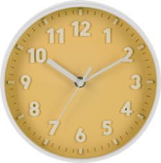 H & L Nástěnné hodiny Colors, žlutá 