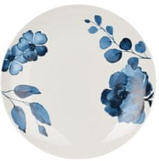 SIAKI Mělký talíř Blue All 27cm, modré květy Q75102290