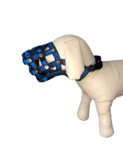 Palkar Nylonový náhubek pro psy vel. 4 30 cm x 11 cm černo-modrá