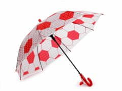 Kraftika 1ks červená fotbalový míč dětský vystřelovací deštník s