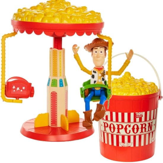 Toy Story Toy Story 4 - Set kolotoče Popcorn s figurkou Woodyho..