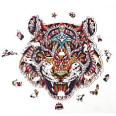 IZMAEL Dřevěné puzzle-Color Tiger/L KP21878