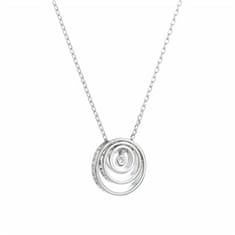 NUBIS Stříbrný náhrdelník s kroužky