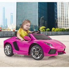 Feber Elektromobil Lamborghini Aventador Pink