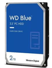 WD HDD 2TB 20EZBX Blue 256MB SATAIII 7200rpm SMR