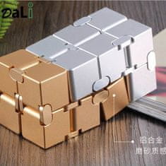 Infinity Infinity Cube Antistresová kostka kovová - zlatá