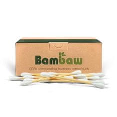 American Vintage Bamboo Vatové tyčinky do uší z bambusu a bavlny Velikost: 200ks, Barva original: bílá