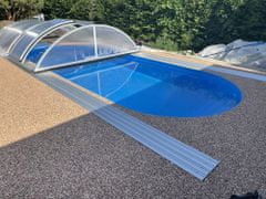 Gluc PBS Kompletní bazénový set SLANÁ DORY 7x3x1.5m - plastový bazén oválný