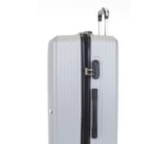 T-class® Cestovní kufr VT21111, stříbrná, XL