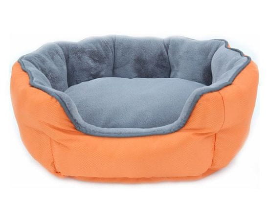 Thermoswitch Oboustranní pelíšek pro psa SANTORINI oranžovo šedý