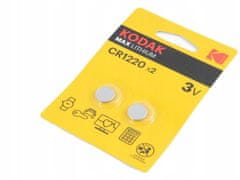 Kodak Lithiová baterie KODAK 3V CR1220 DL1220 1220 2 ks.