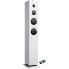 Inovalley INOVALLEY HP33-CD Bluetooth sound tower, přehrávač CD, bílý