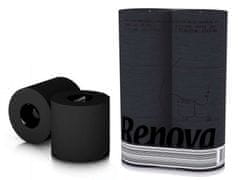 Renova Toaletní papír Black černý 3-vrstvý, 6 ks
