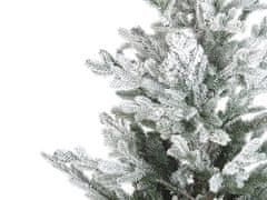 Beliani Zasněžený vánoční stromek 180 cm bílý BRISCO