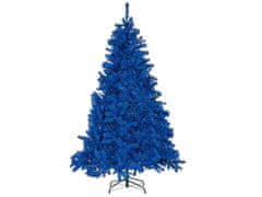 Beliani Vánoční stromeček 210 cm modrý FARNHAM