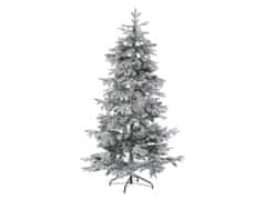 Beliani Zasněžený umělý vánoční stromek 180 cm bílý TOMICHI