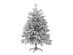Beliani Zasněžený vánoční stromeček 120 cm bílý FORAKER