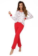 Donna Dámské pyžamo Teddy šedo-červené šedá XL