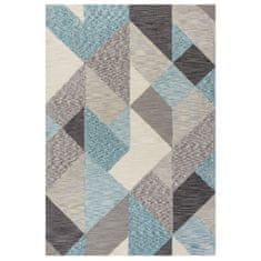Flair Rugs Kusový koberec Zest Icon Geometric Blue 160x230 cm