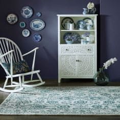 Flair Rugs Kusový koberec Wool Loop Yasmin Ivory/Blue 160x230 cm