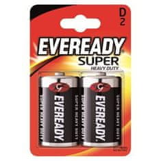 Eveready Super D 2 pack zinkochloridová baterie