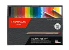 Caran´d Ache Sada barevných pastelek "Luminance 6901", 20 různých barev, 6901.720