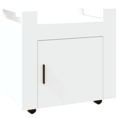 shumee Kancelářský kontejner bílý 60 x 45 x 60 cm kompozitní dřevo