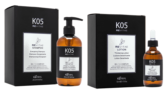 Kaaral K05 - Revitae revoluční novinka proti vypadávání vlasů a na podporu zlepšení jejich kvality, hustoty a růstu, za pomoci stimulace kmenových buněk