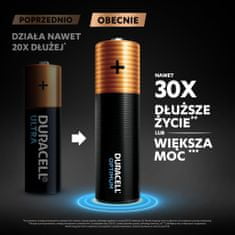 Duracell ALKALICKÉ baterie AA LR6 OPTIMUM 8ks