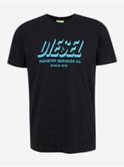 Diesel Černé pánské tričko Diesel Diegos S