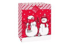 Vánoční dárková taška - sněhulák - Vánoce