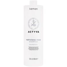 Kemon Actyva Nutrizione - vyživující šampon pro suché vlasy 1000ml