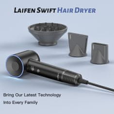 Laifen Swift Special Matt black Vysokorychlostní fén na vlasy (3 trysky)