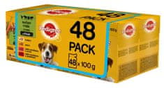 Vital Protection kapsičky masový výběr se zeleninou ve šťávě pro dospělé psy 48 x 100g