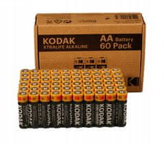 Kodak Baterie Xtralife Alkaline AA LR6 60 ks.