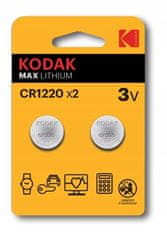 Kodak Baterie Max Lithium CR1220 2 ks.