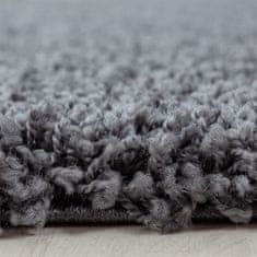 Oaza koberce Šedý huňatý koberec 160 cm x 230 cm