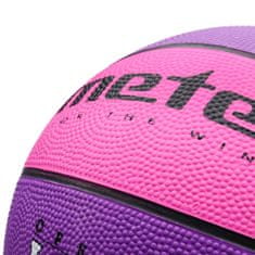 Meteor Basketbalový míč LAYUP vel.4, růžovo-fialový D-380