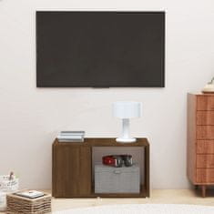 shumee TV skříňka hnědý dub 60 x 24 x 32 cm kompozitní dřevo