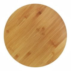 KRISBERG Otočný podnos, bambusové prkénko na pizzu 35 cm Ks-2637