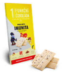 Lékárenská čokoláda Bílá čokoláda Imunita pro děti