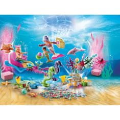 Playmobil PLAYMOBIL 70777 Adventní kalendář s mořskou pannou, hra do koupele