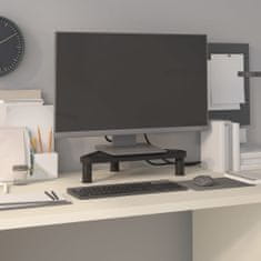 shumee Rohový stojan na monitor černý 49 x 28 x 10,5 cm